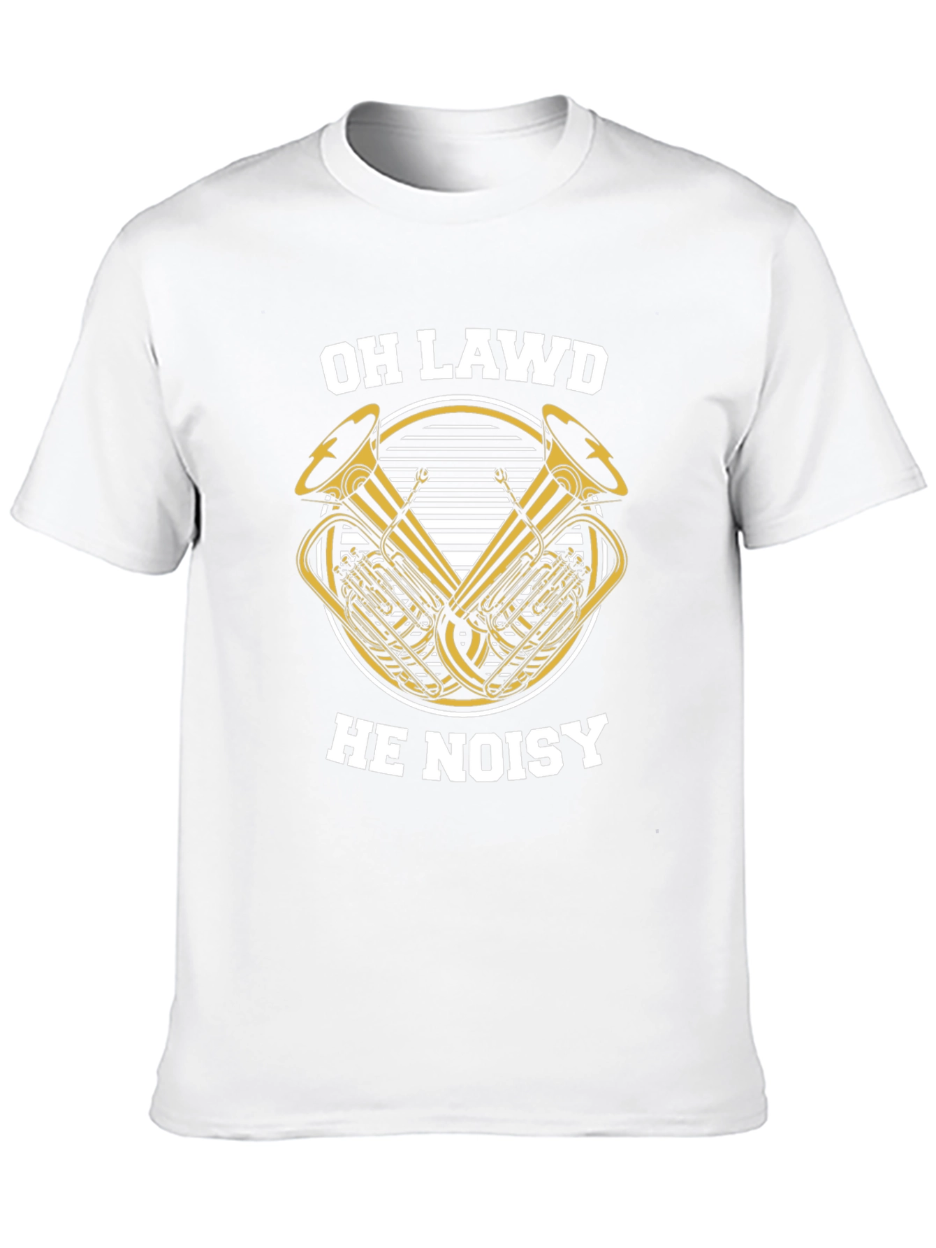 Oh Lawd He Noisy Tuba Graphic Tee