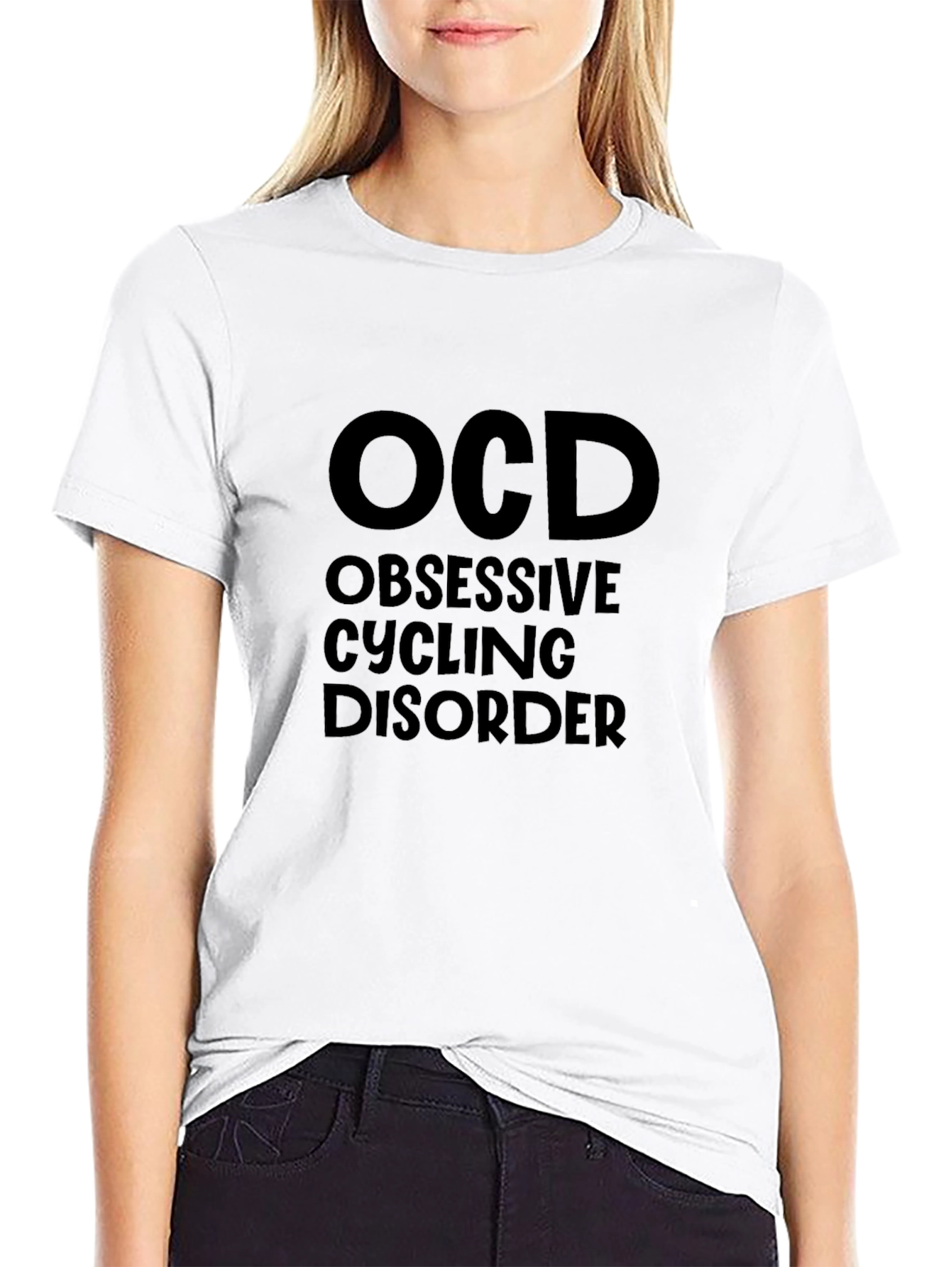 OCD Obsessive Cycling Disorder Graphic T-Shirt