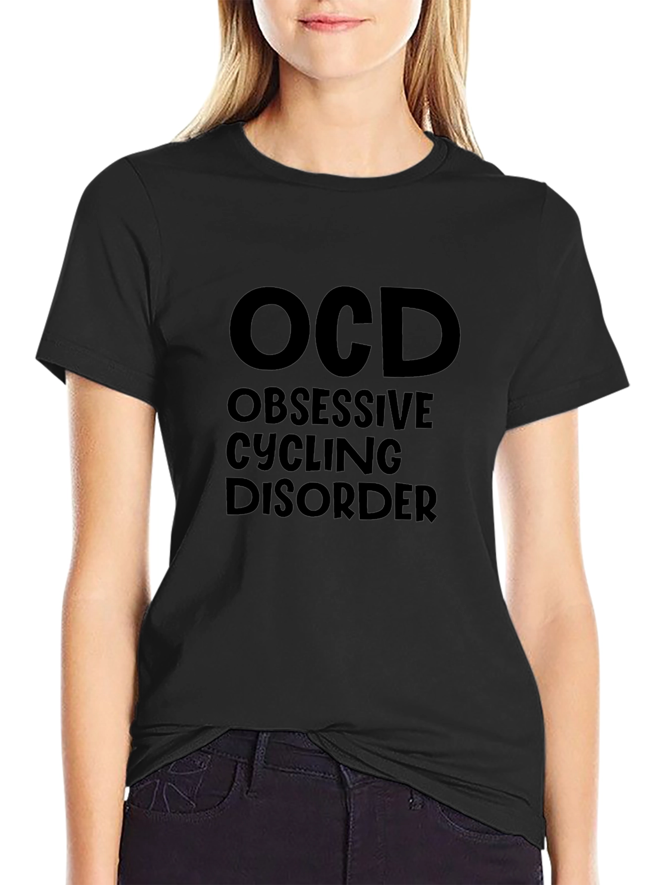OCD Obsessive Cycling Disorder Graphic T-Shirt