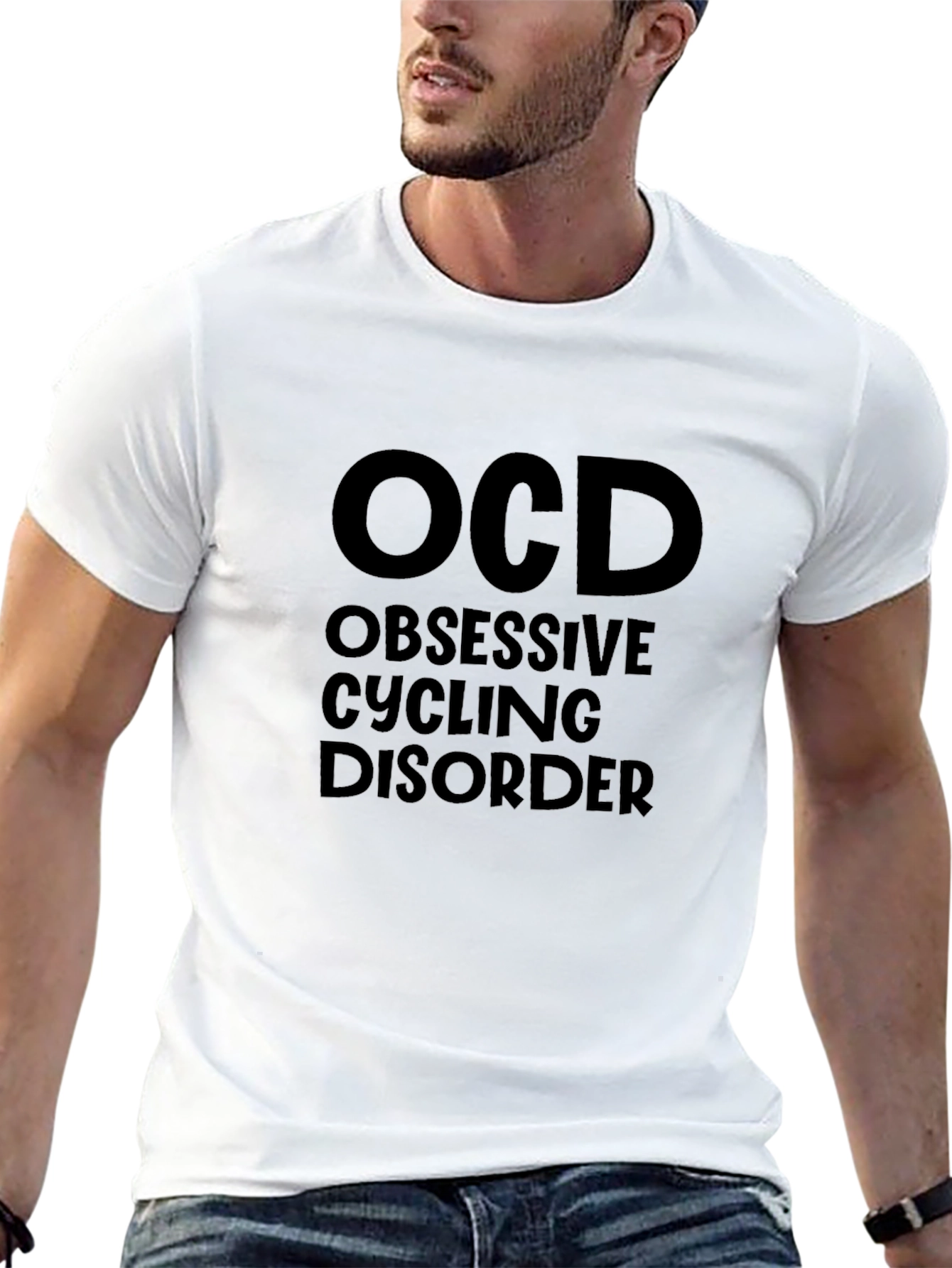 OCD Obsessive Cycling Disorder Graphic T-Shirt