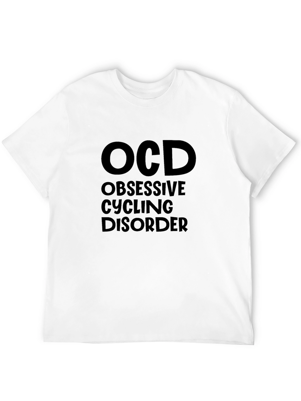 OCD Obsessive Cycling Disorder Graphic T-Shirt
