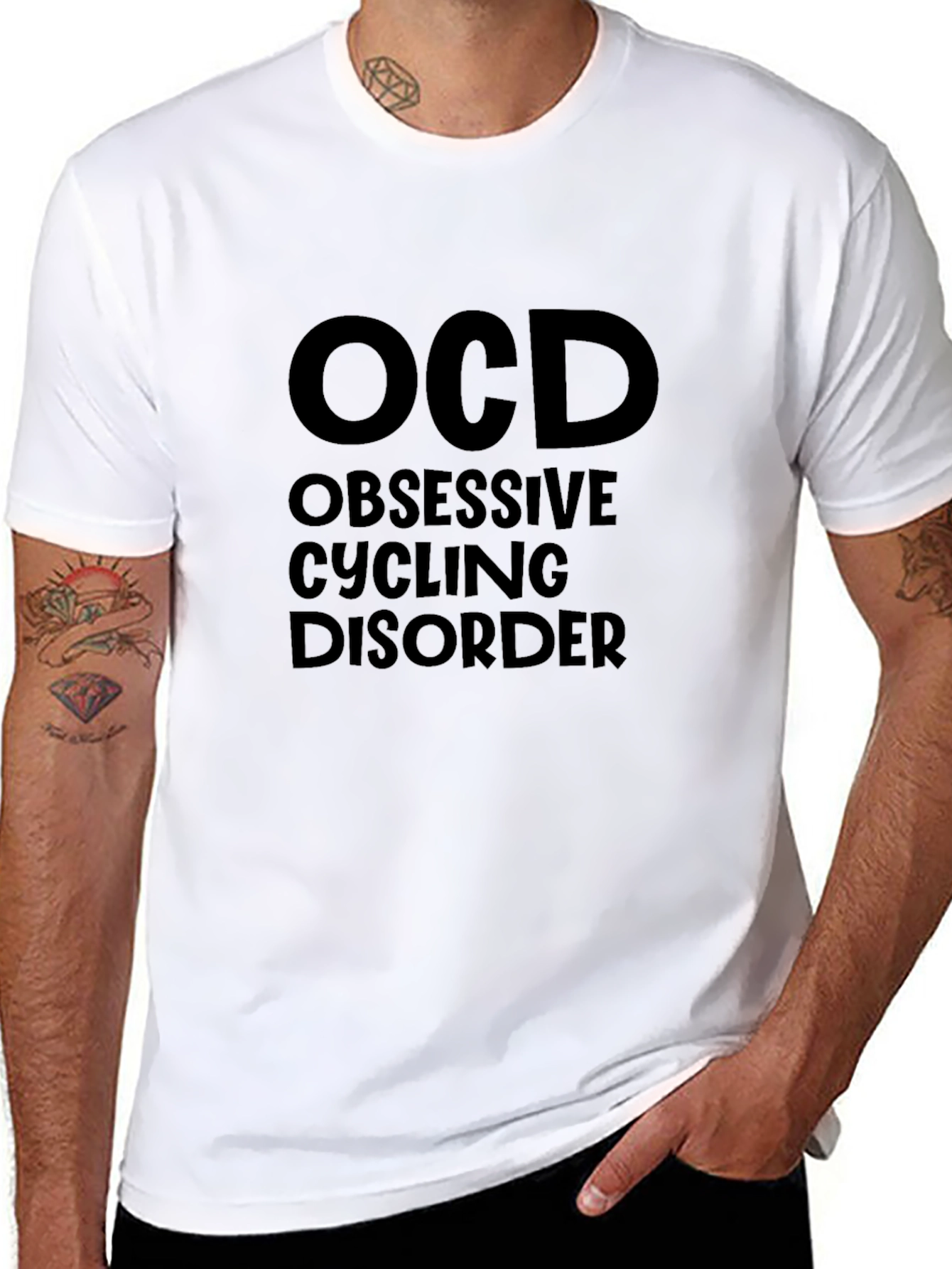 OCD Obsessive Cycling Disorder Graphic T-Shirt