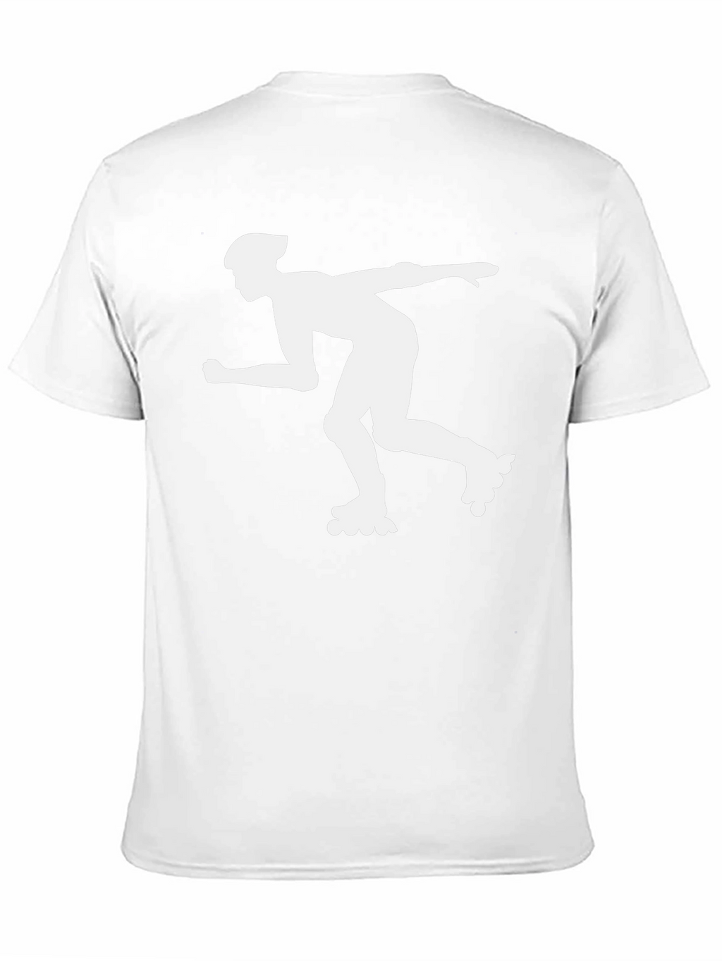Inline Skater Graphic Tee - Black Cotton T-Shirt