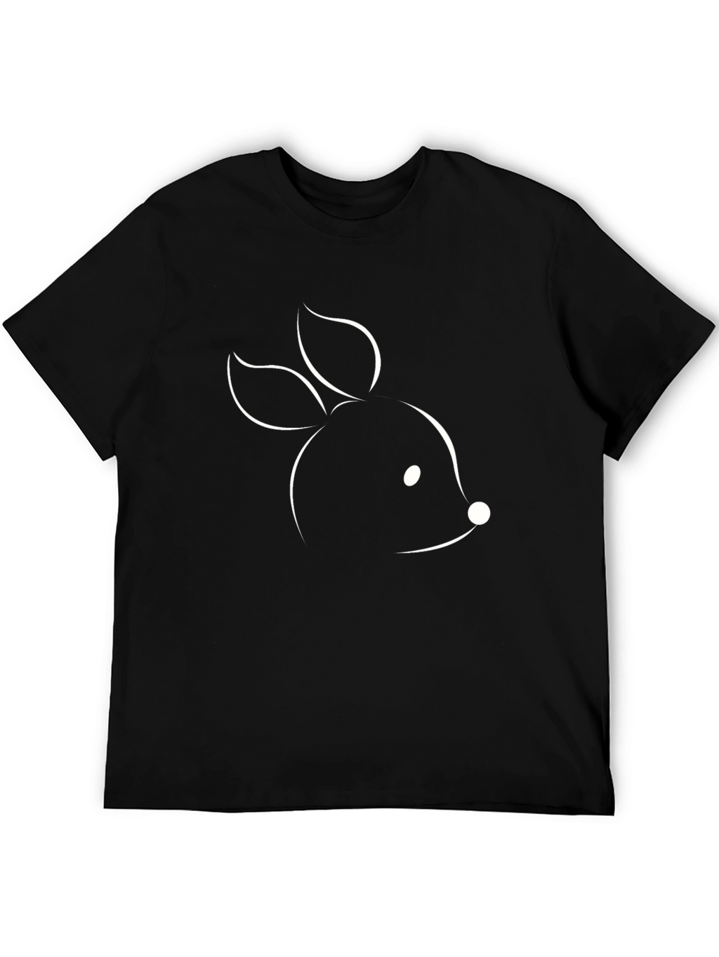Minimalist Deer Graphic T-Shirt
