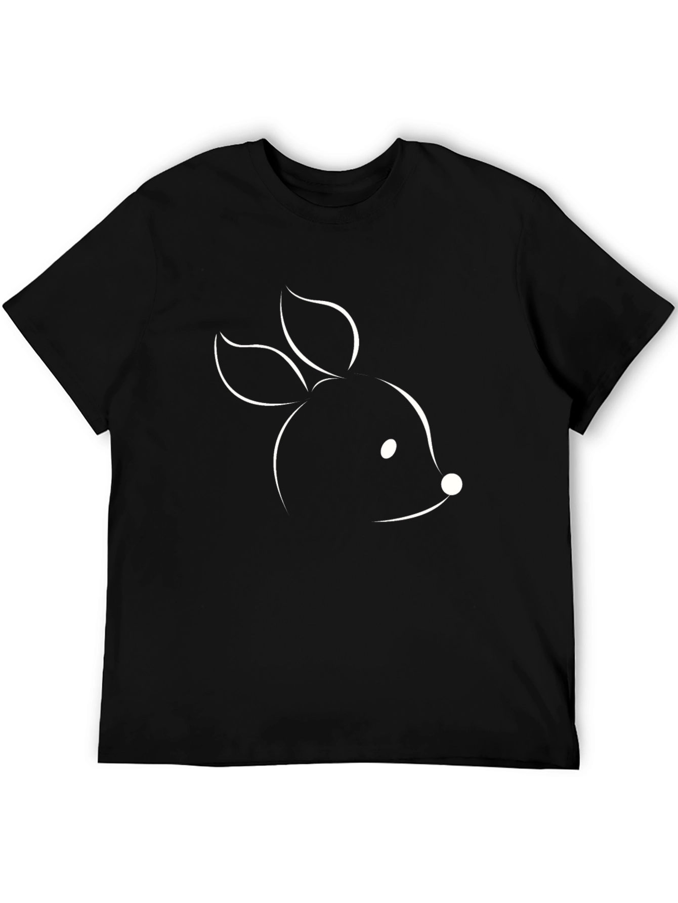 Minimalist Deer Graphic T-Shirt