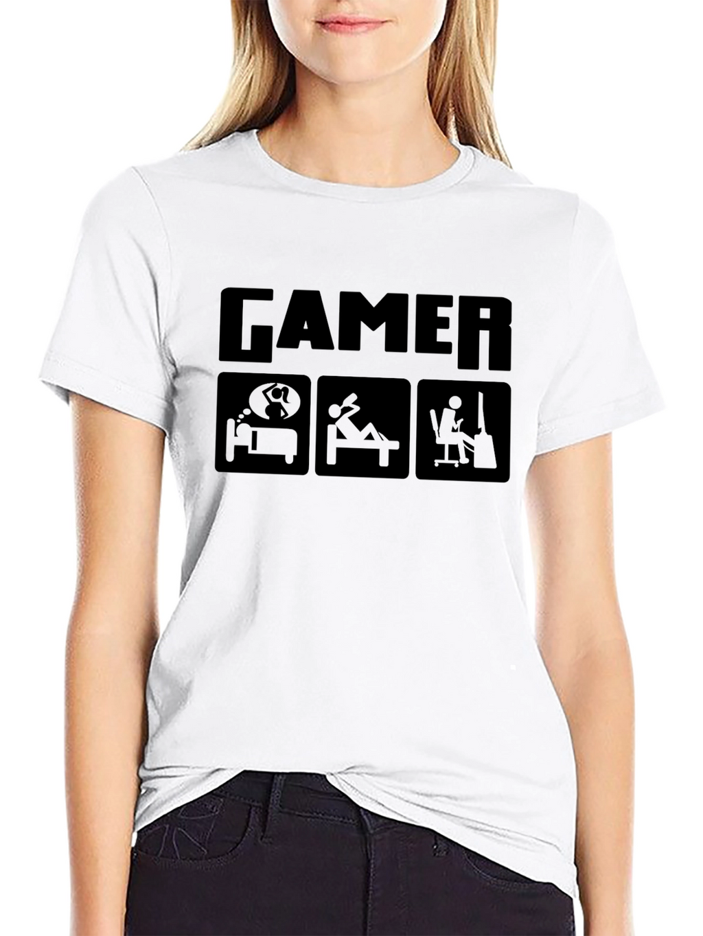 Gamer Life T-Shirt - Eat Sleep Game Repeat