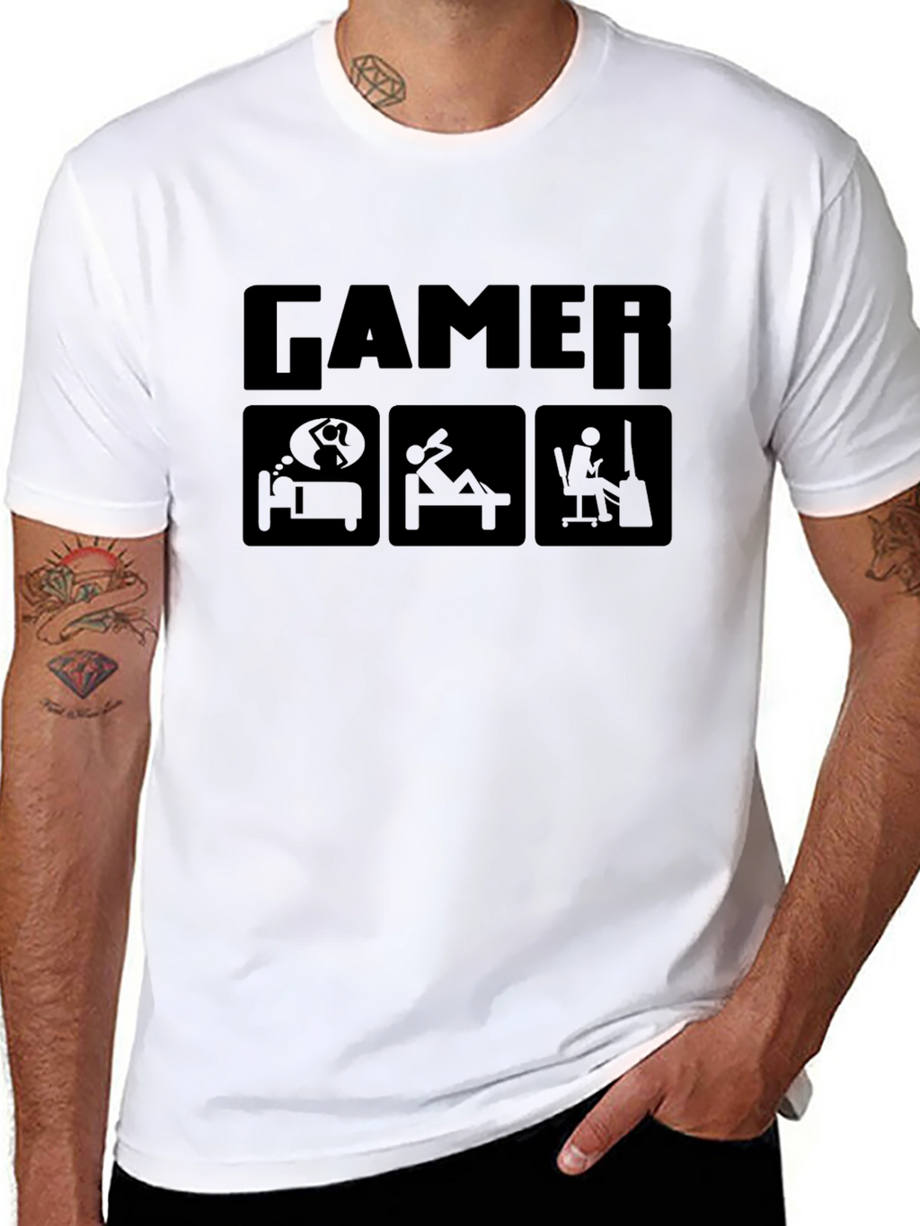 Gamer Life T-Shirt - Eat Sleep Game Repeat