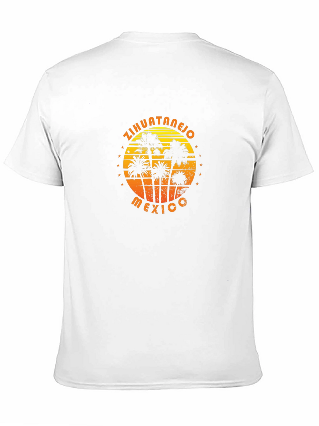 Zihuatanejo Mexico Palm Tree Graphic T-Shirt