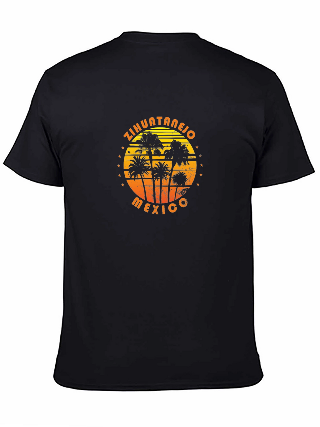 Zihuatanejo Mexico Palm Tree Graphic T-Shirt
