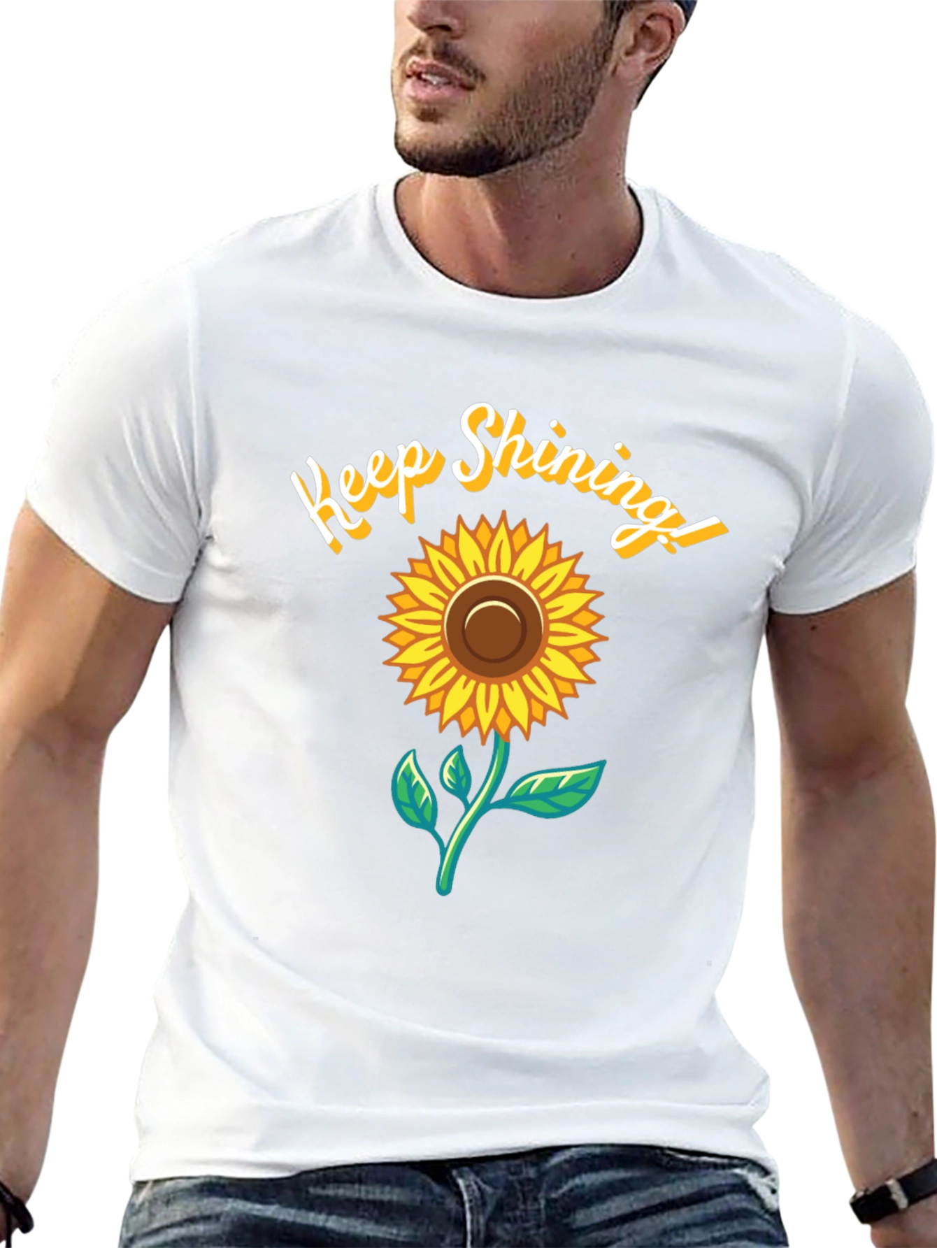 Keep Shining Sunflower Graphic T-Shirt