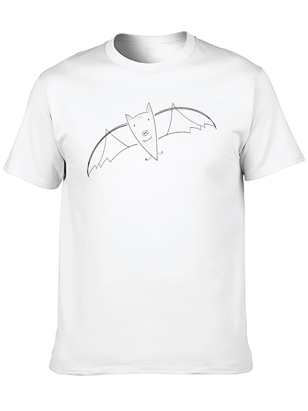 Funny Bat Graphic T-Shirt - Everyday Wear