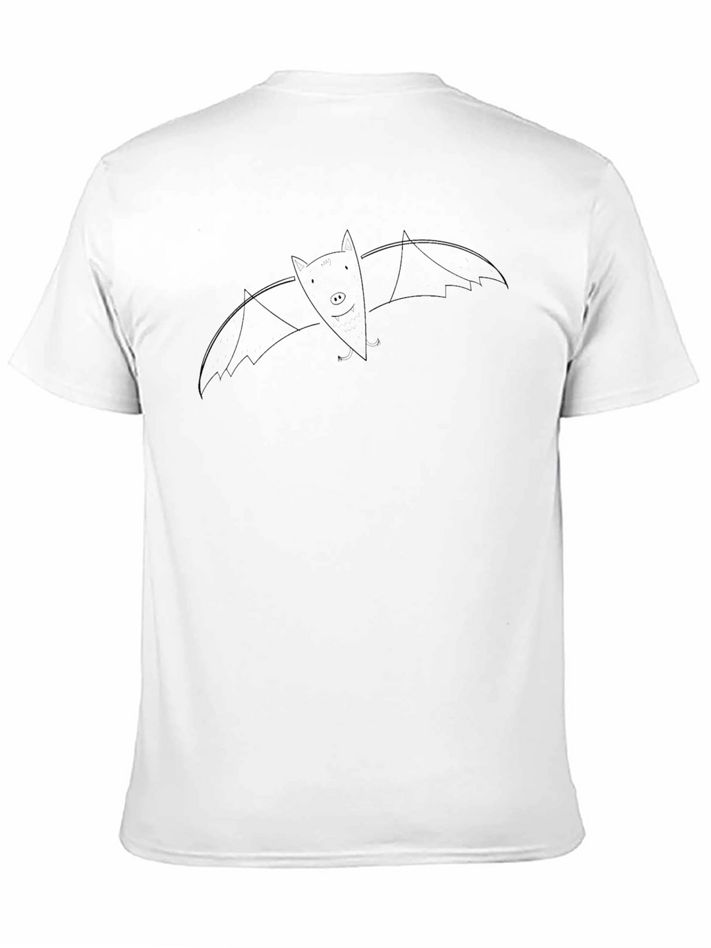 Funny Bat Graphic T-Shirt - Everyday Wear