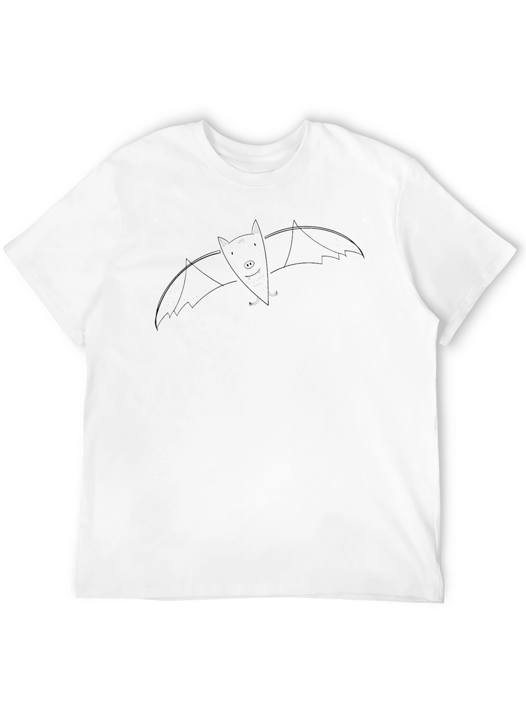 Funny Bat Graphic T-Shirt - Everyday Wear