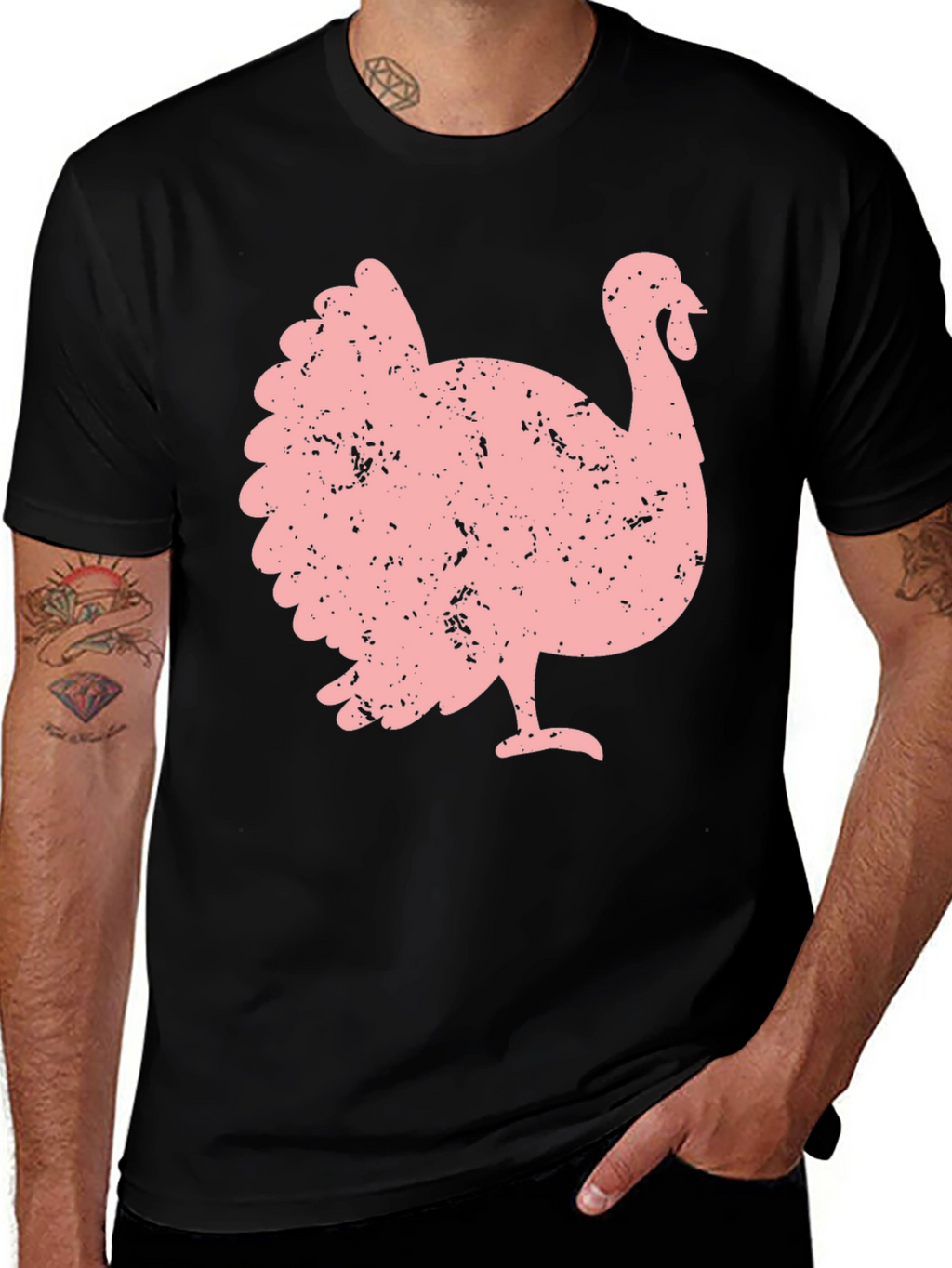 Turkey Graphic Tee - Thanksgiving Day Apparel