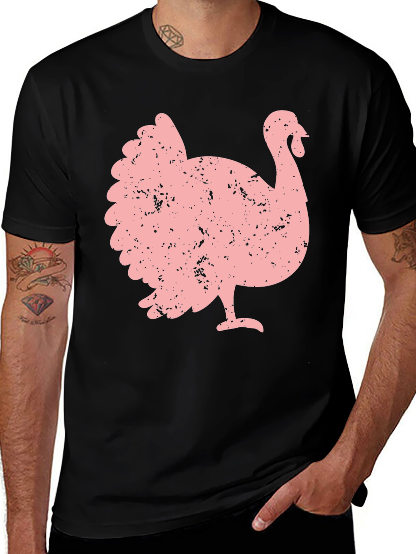 Turkey Graphic Tee - Thanksgiving Day Apparel