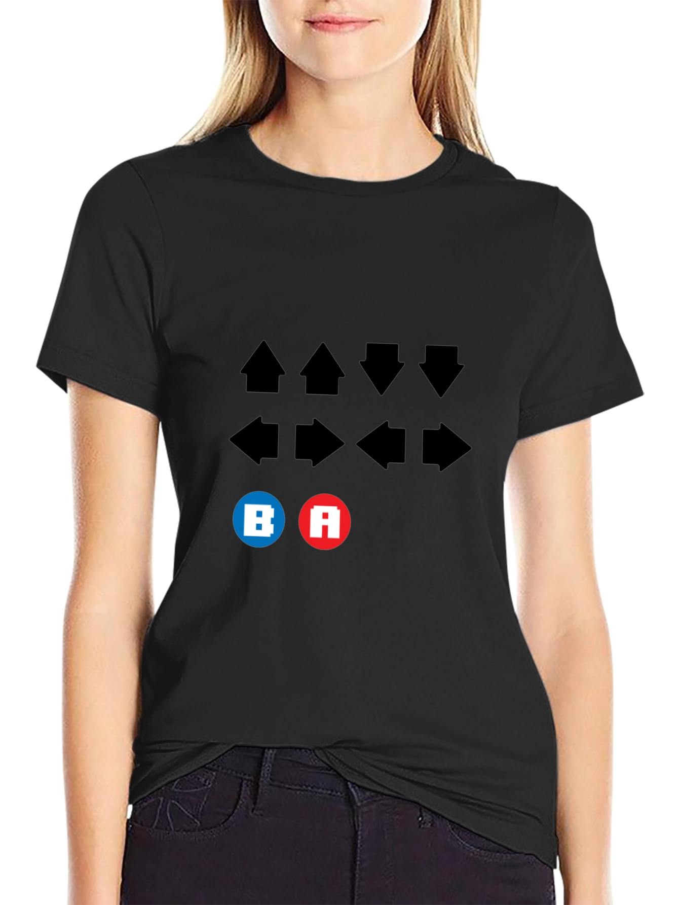 Konami Code T-Shirt - Up Up Down Down Left Right B A