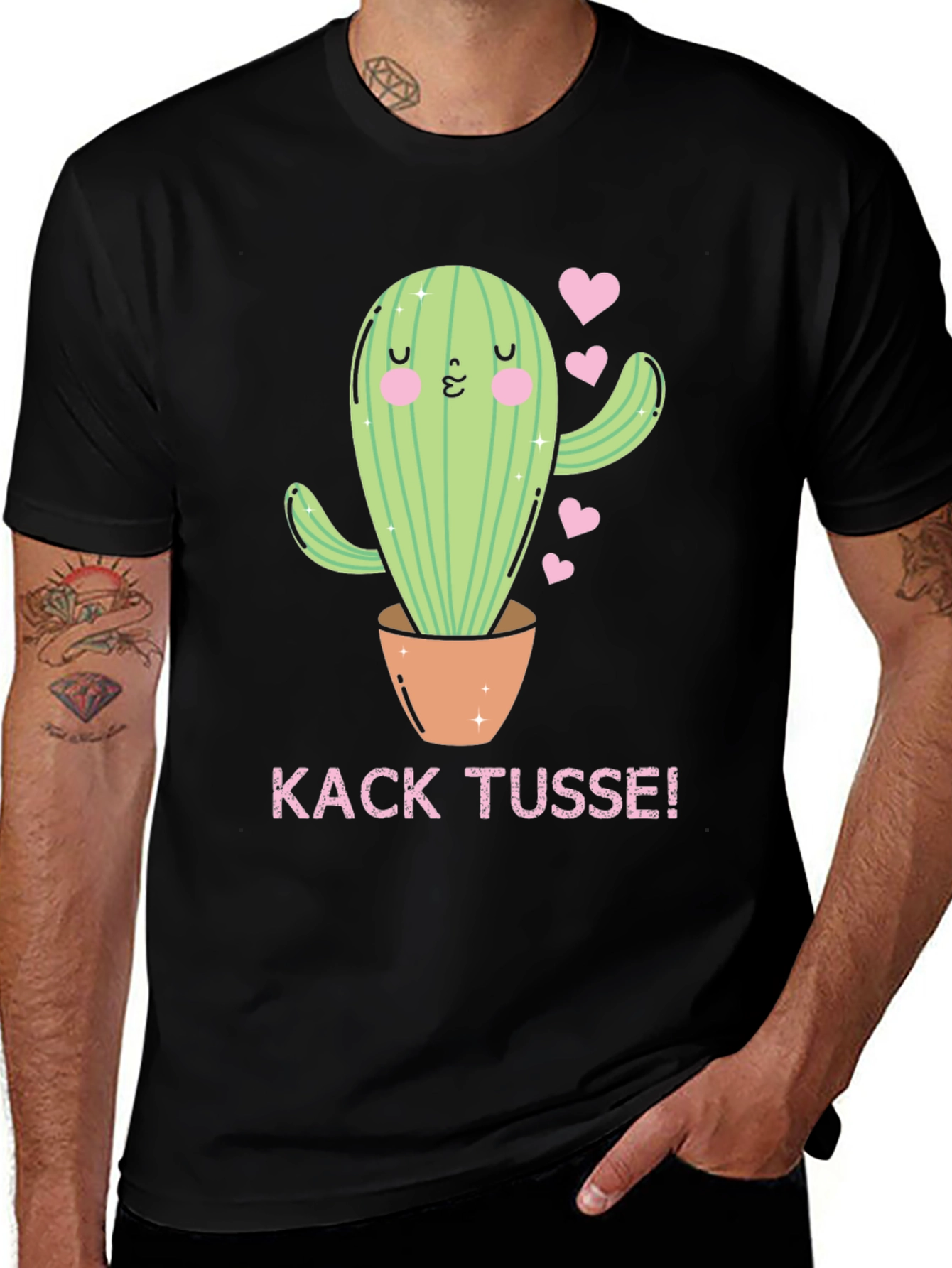 Kack Tusse Cactus Graphic T-Shirt