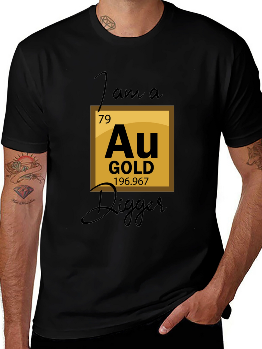 Gold Digger T-Shirt - Funny Chemistry Pun Tee
