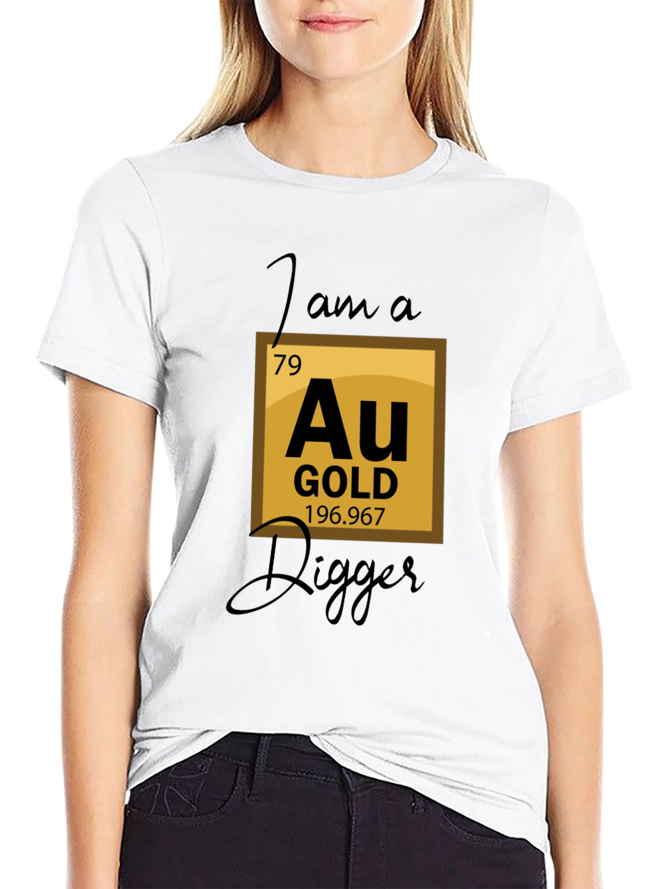 Gold Digger T-Shirt - Funny Chemistry Pun Tee