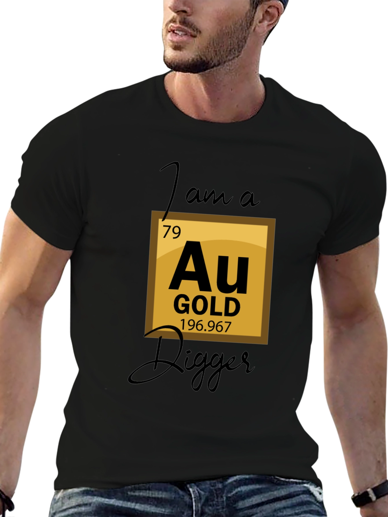 Gold Digger T-Shirt - Funny Chemistry Pun Tee