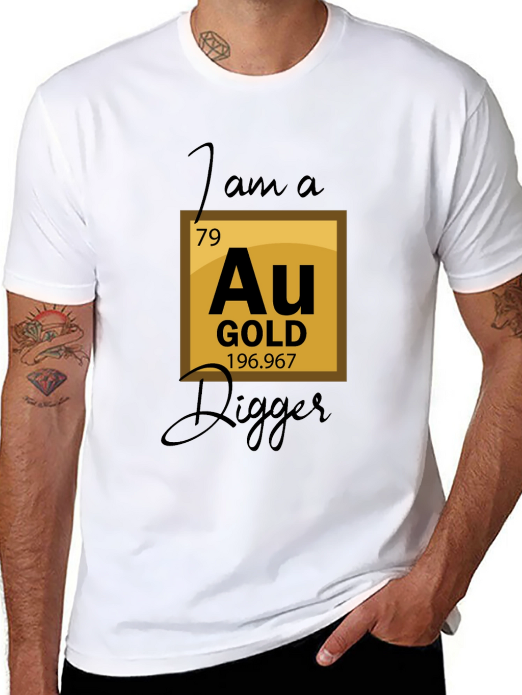 Gold Digger T-Shirt - Funny Chemistry Pun Tee
