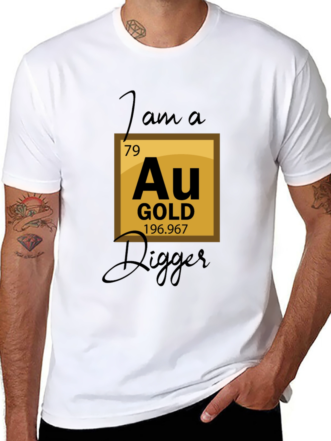 Gold Digger T-Shirt - Funny Chemistry Pun Tee