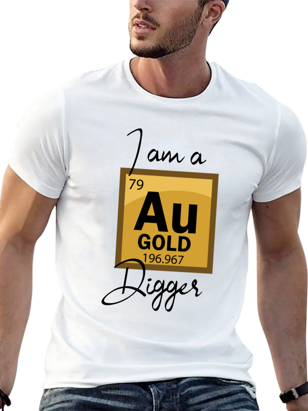 Gold Digger T-Shirt - Funny Chemistry Pun Tee