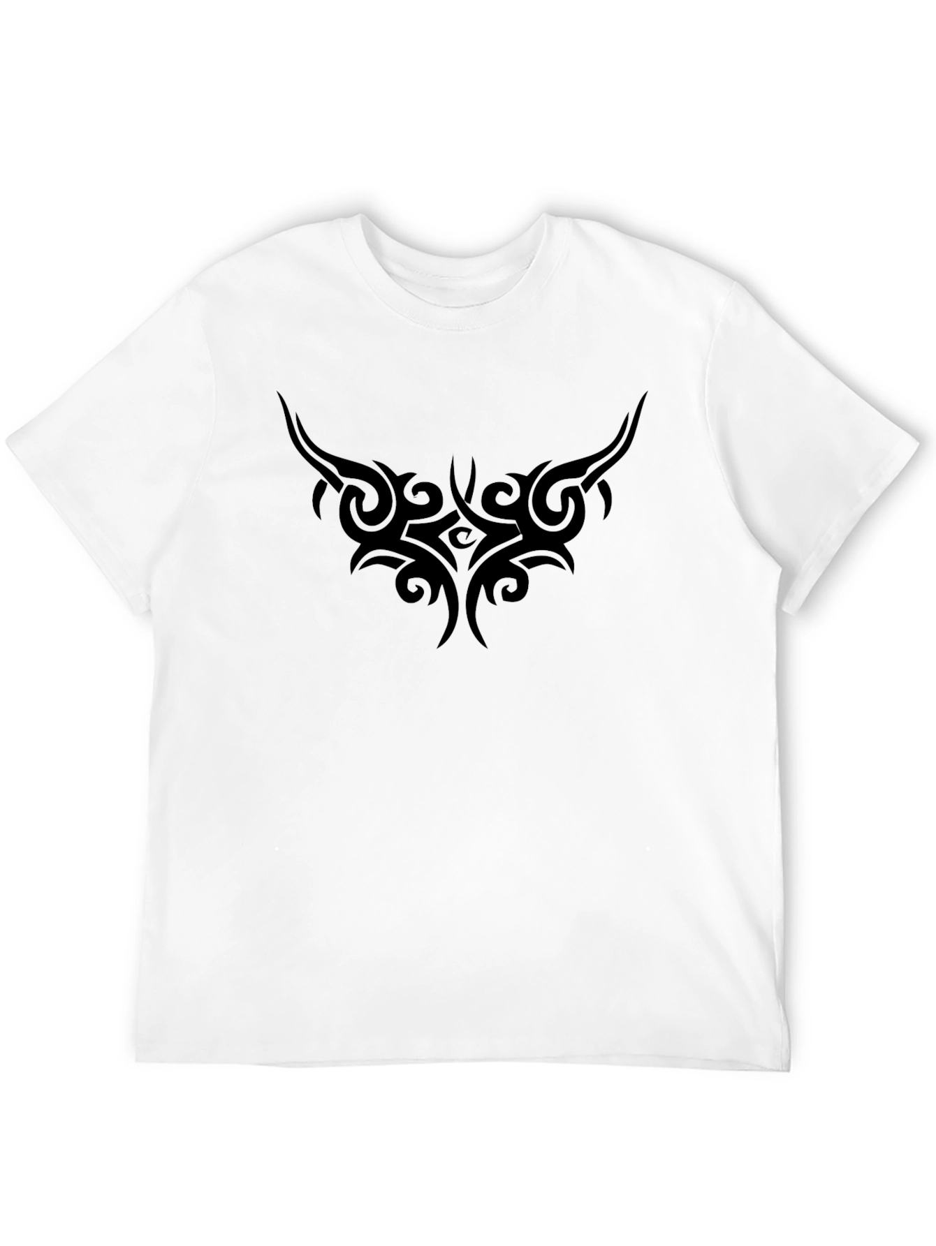 Black Tribal Tattoo Graphic T-Shirt