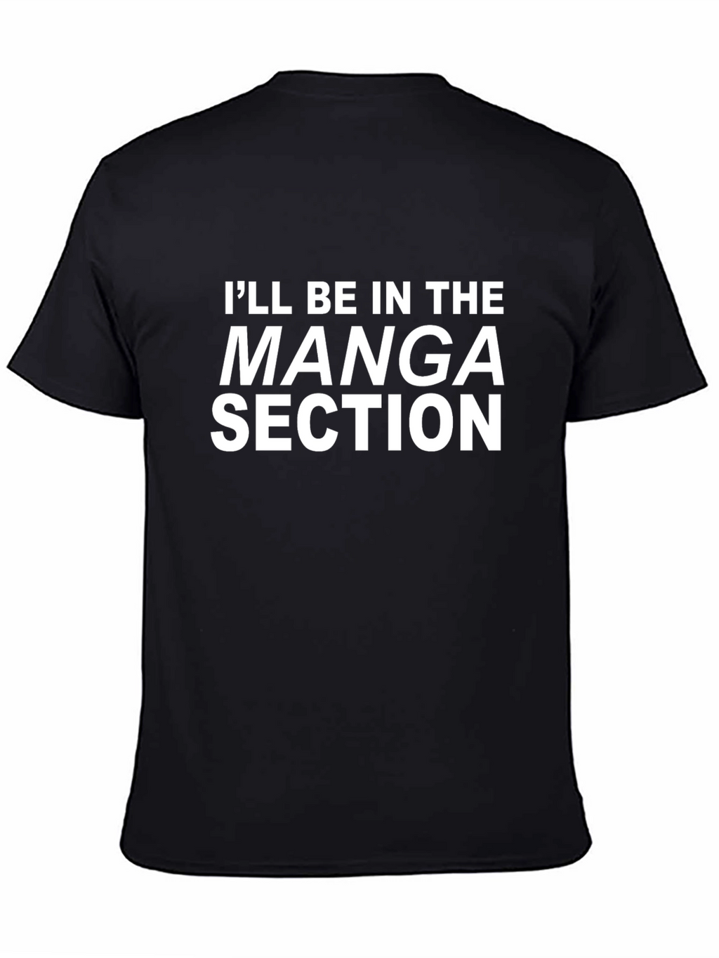 Manga Section Black Graphic Tee Shirt