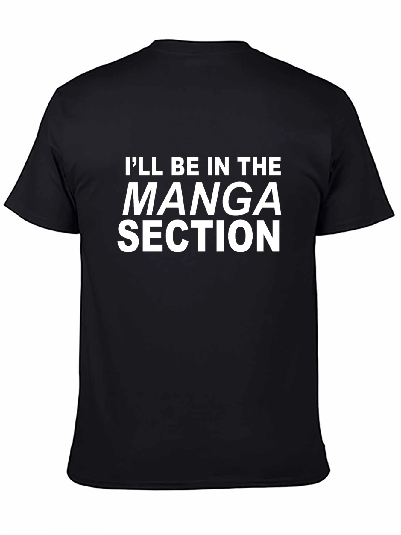 Manga Section Black Graphic Tee Shirt