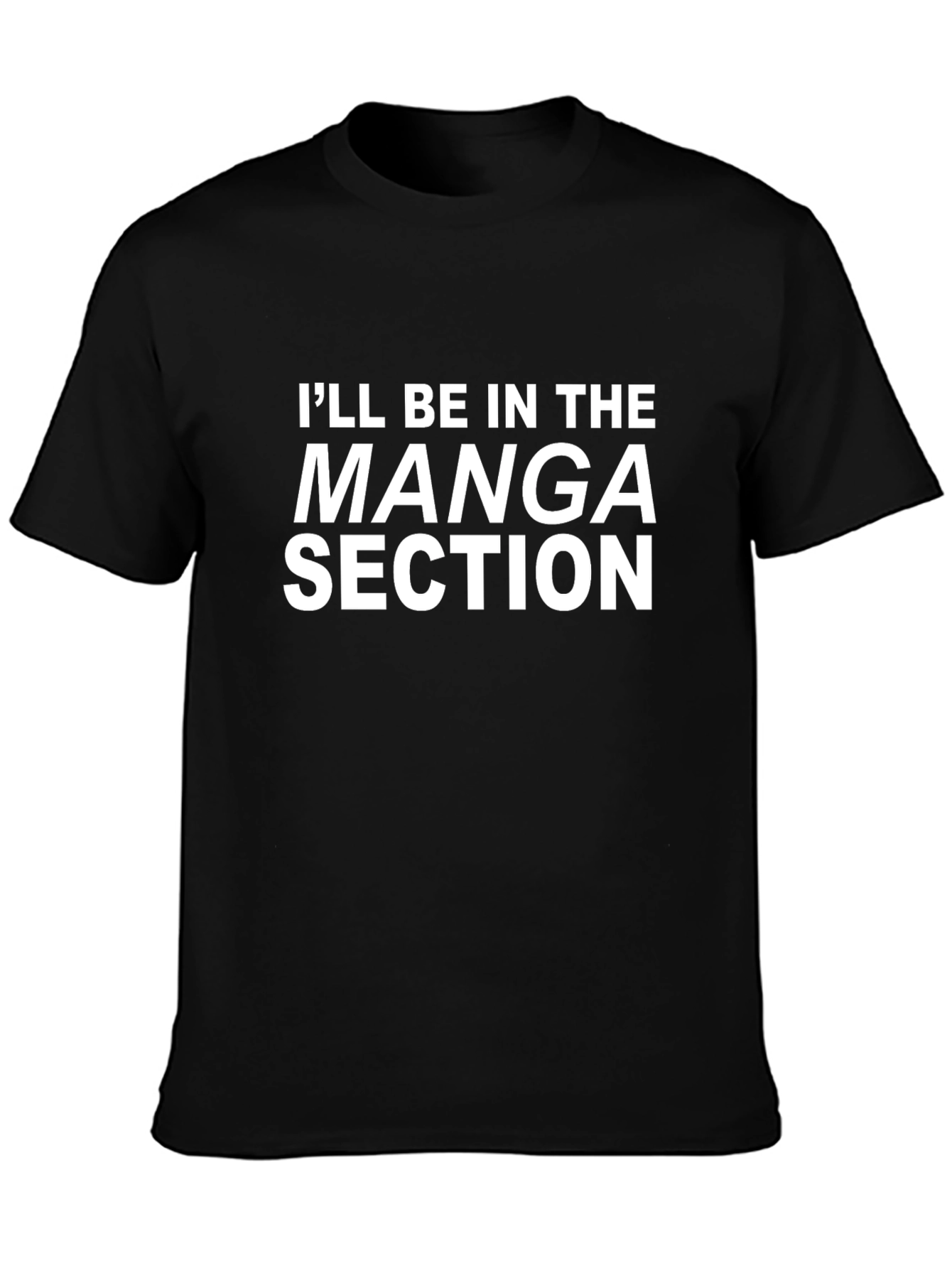 Manga Section Black Graphic Tee Shirt