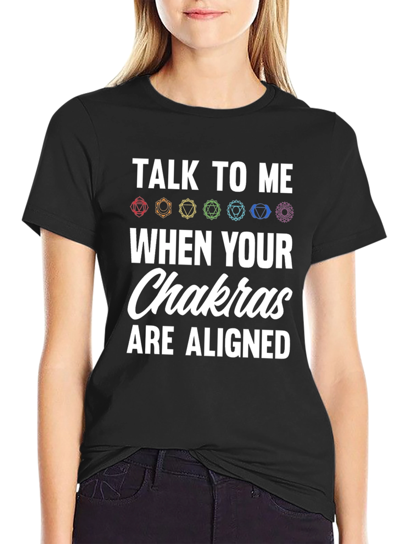 Chakra Aligned Graphic Tee - Spiritual T-Shirt