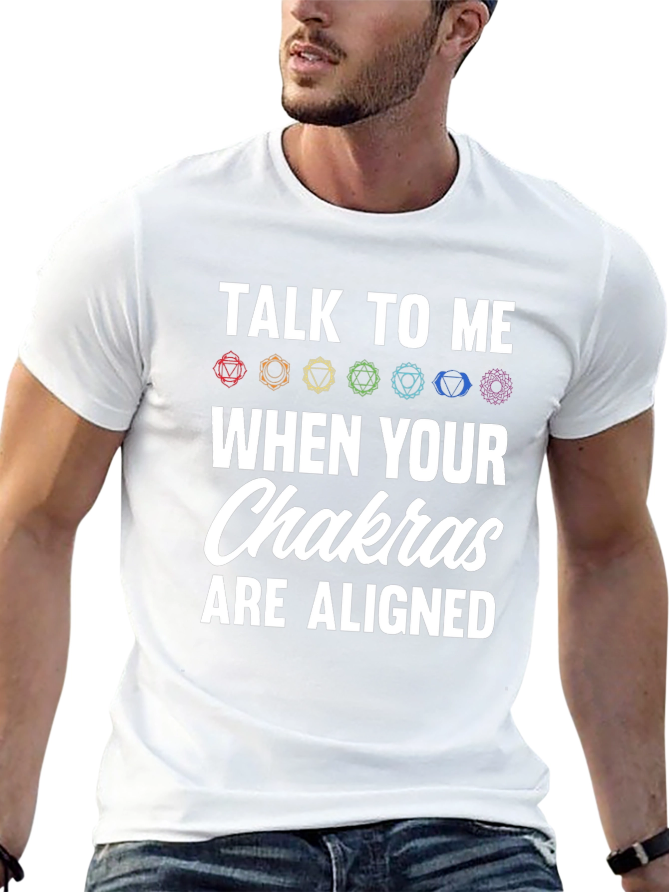Chakra Aligned Graphic Tee - Spiritual T-Shirt