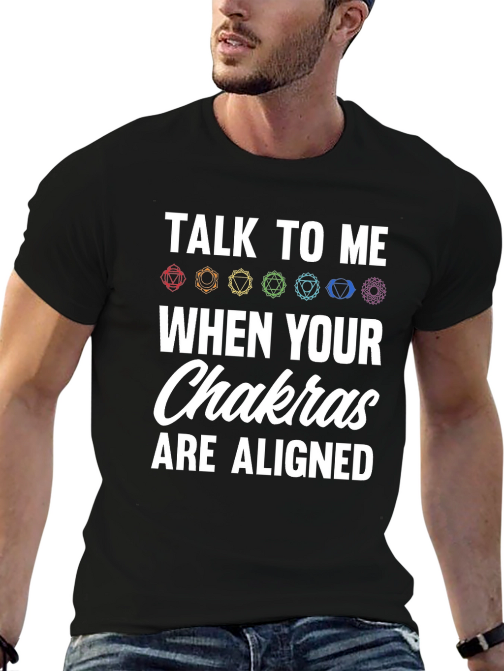 Chakra Aligned Graphic Tee - Spiritual T-Shirt