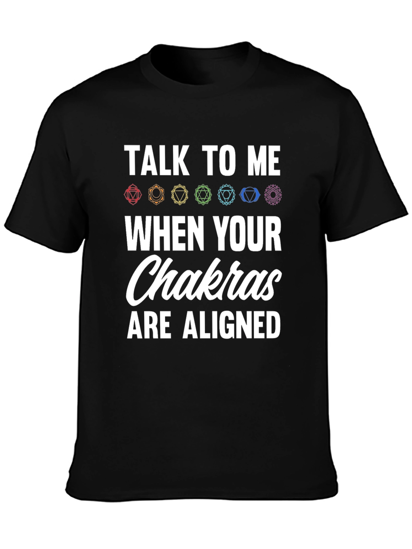 Chakra Aligned Graphic Tee - Spiritual T-Shirt
