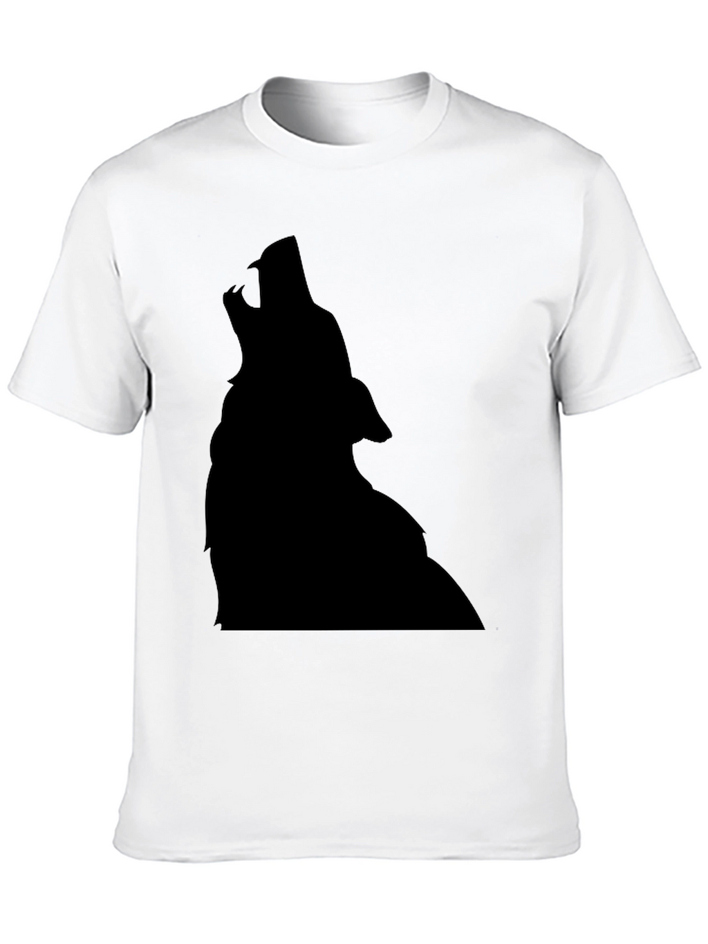 Wolf Silhouette Black T-Shirt