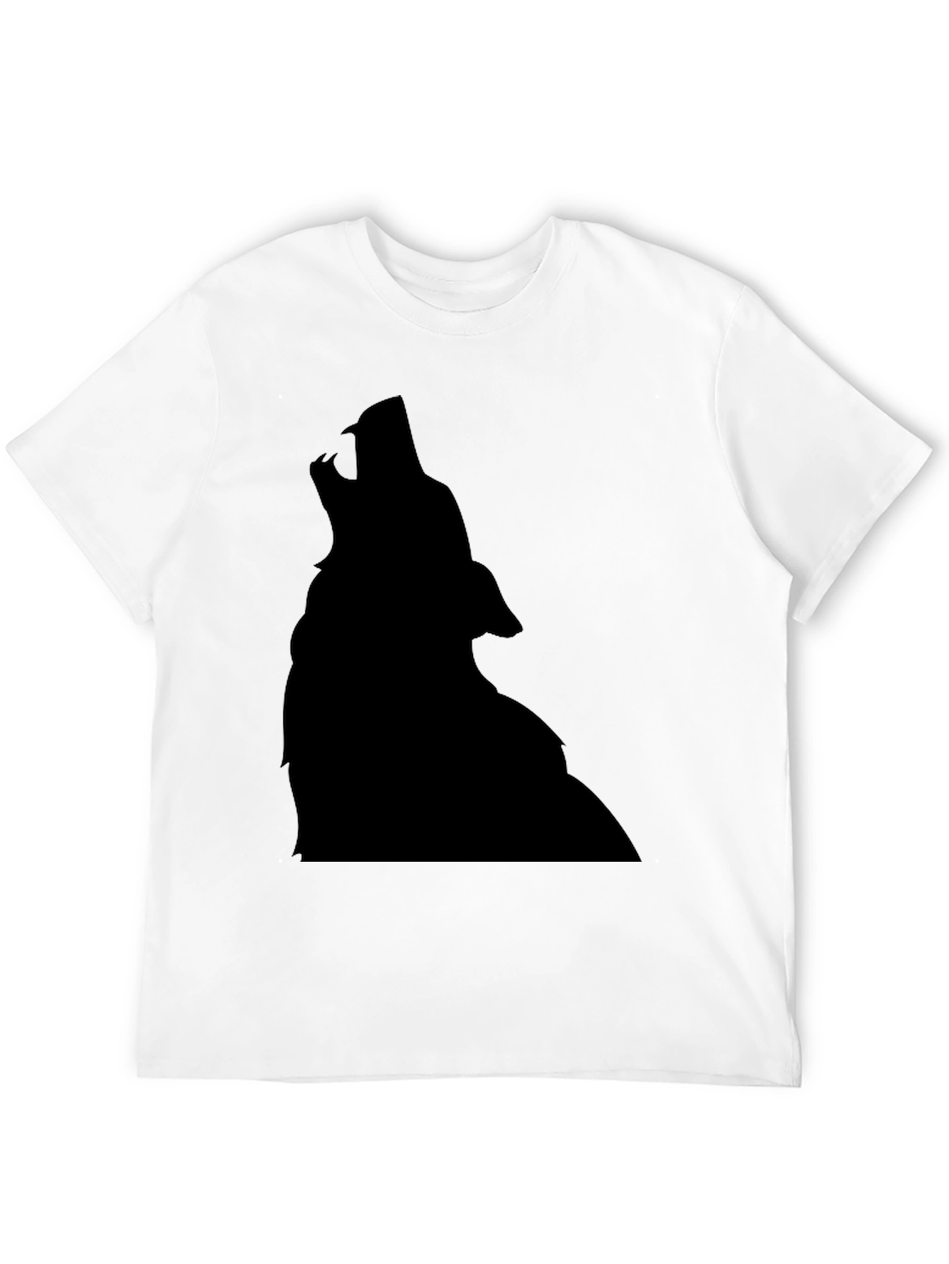 Wolf Silhouette Black T-Shirt
