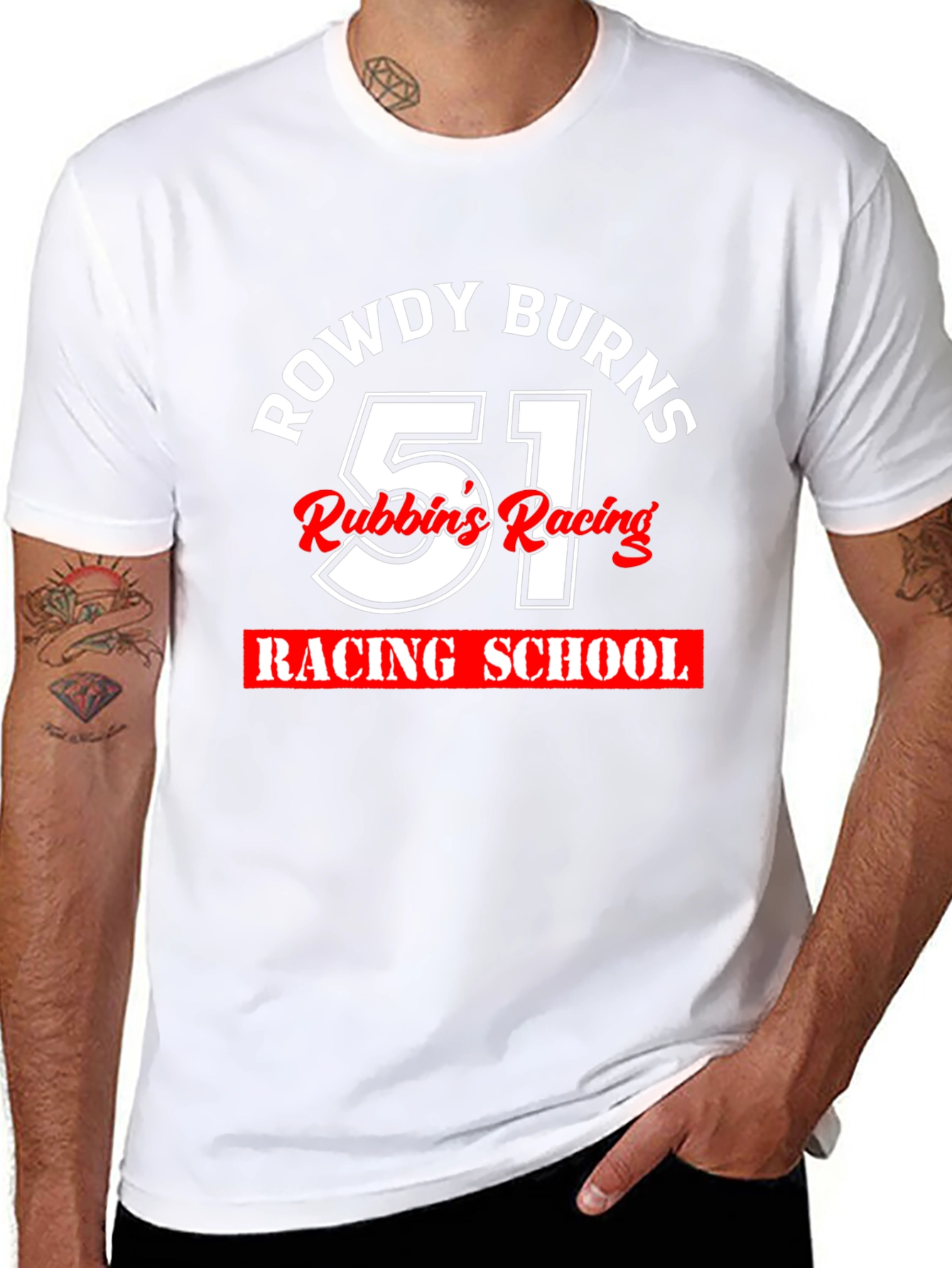 Rowdy Burns Racing School T-Shirt