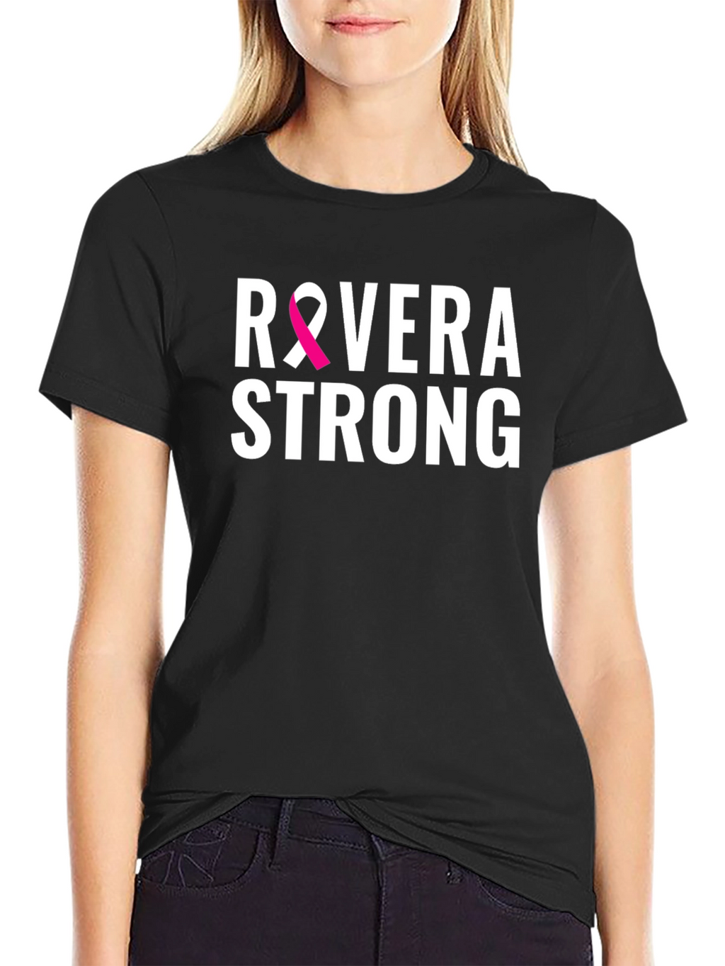 Rivera Strong Breast Cancer Awareness T-Shirt