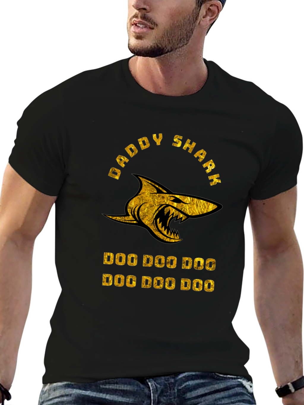 Daddy Shark Graphic Tee - Funny Dad T-Shirt