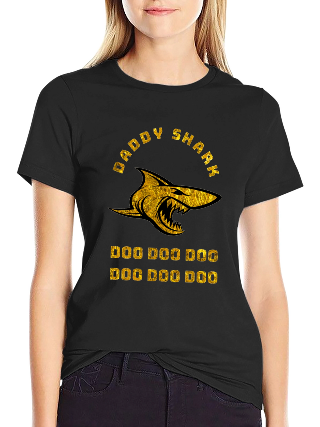 Daddy Shark Graphic Tee - Funny Dad T-Shirt