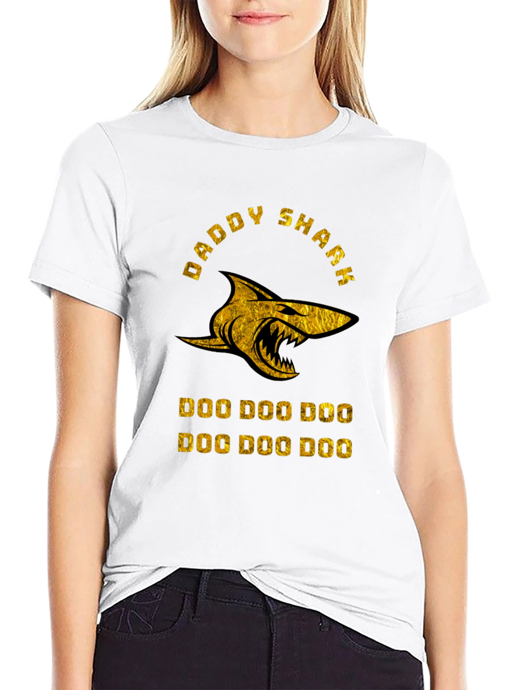 Daddy Shark Graphic Tee - Funny Dad T-Shirt