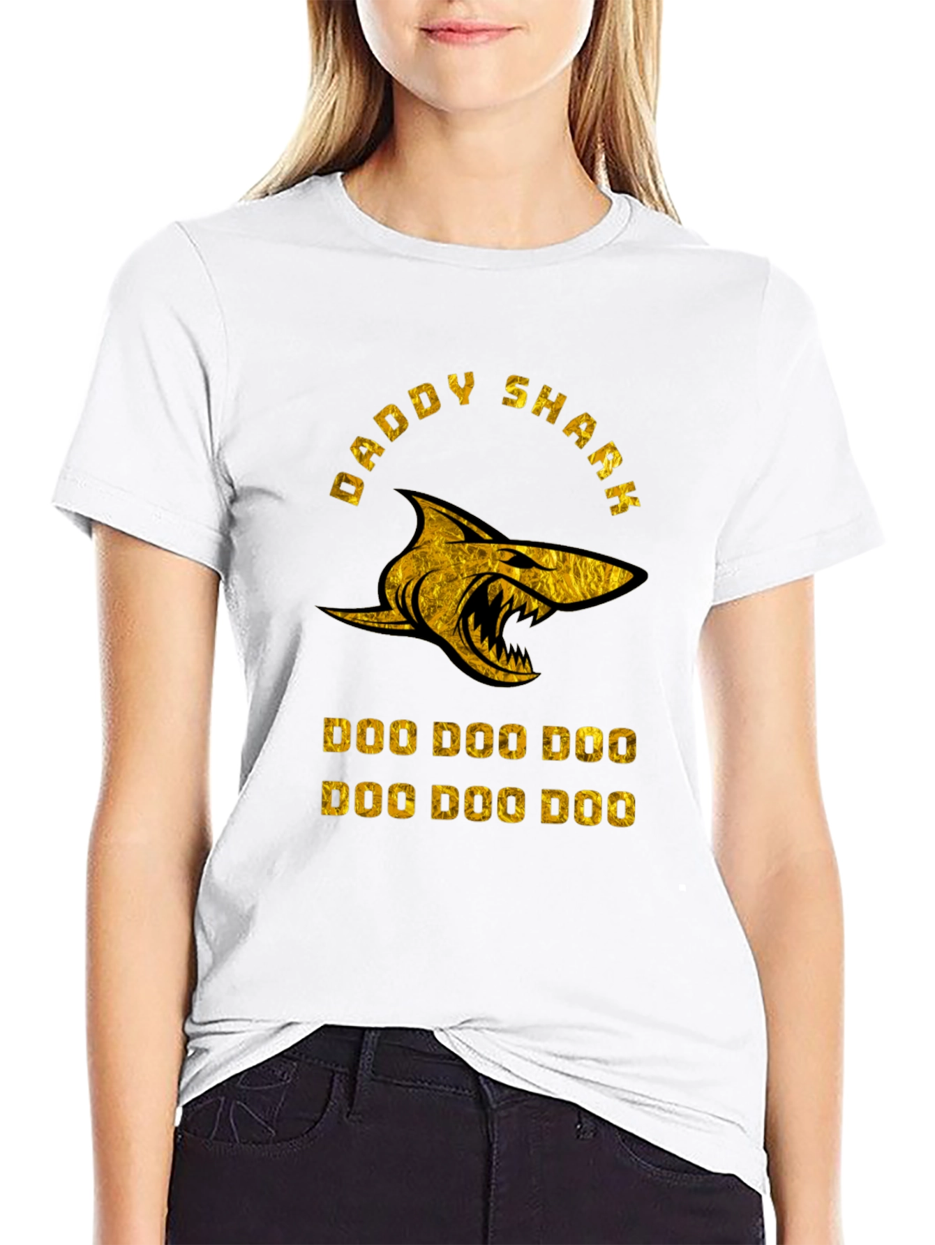 Daddy Shark Graphic Tee - Funny Dad T-Shirt