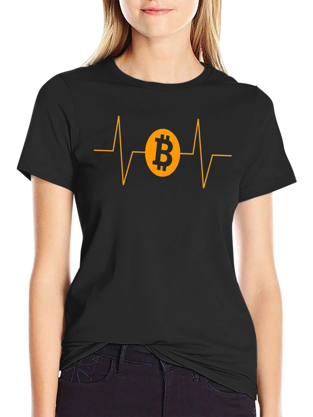 Bitcoin Heartbeat T-Shirt - Crypto Lover Tee