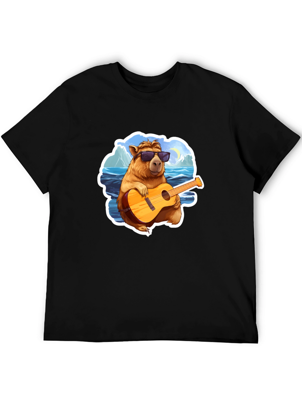 Capybara Guitarist T-Shirt