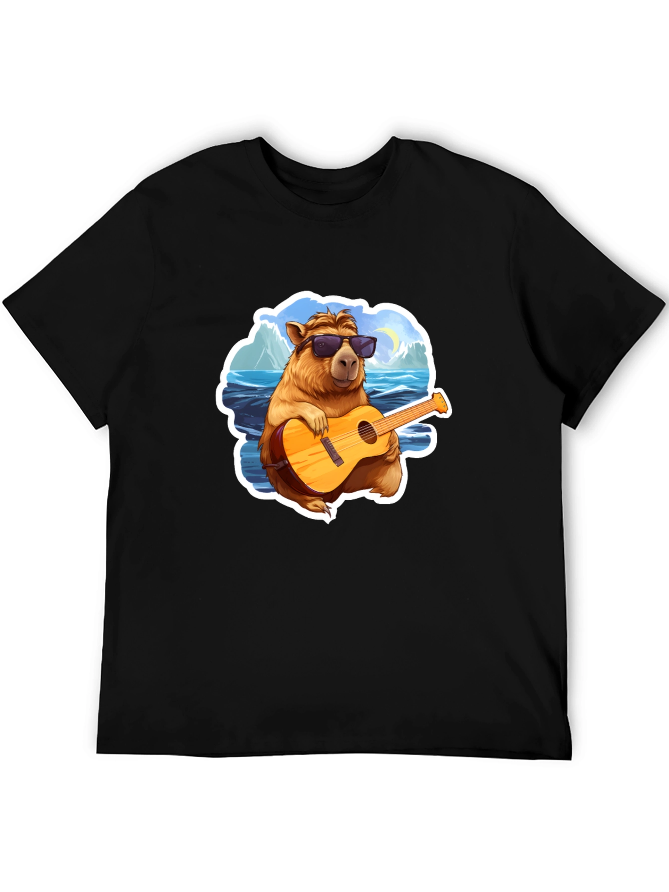 Capybara Guitarist T-Shirt