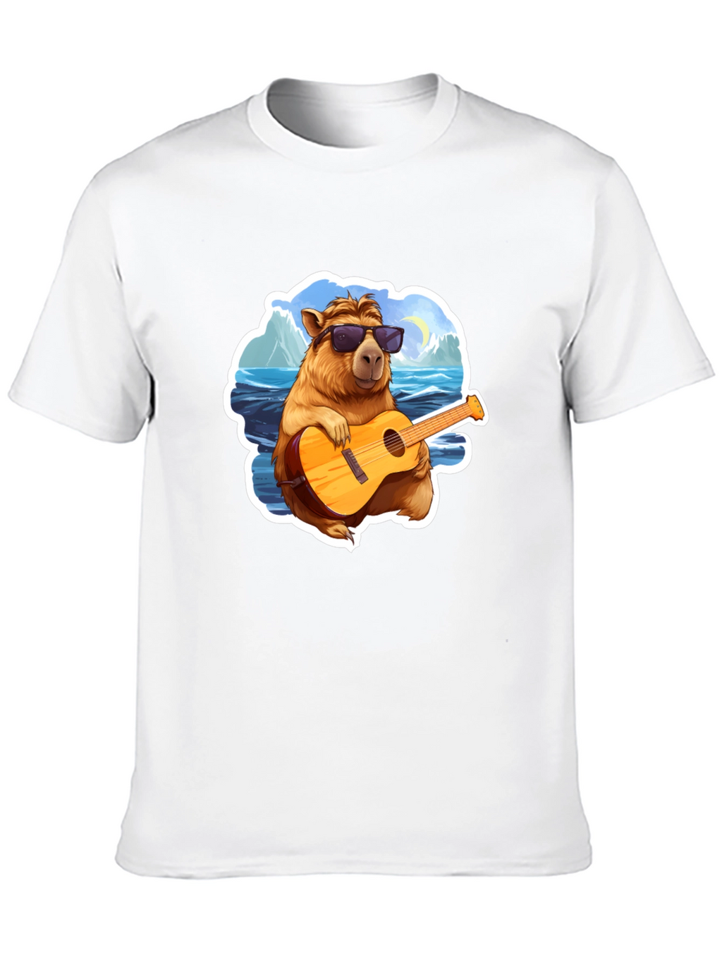 Capybara Guitarist T-Shirt