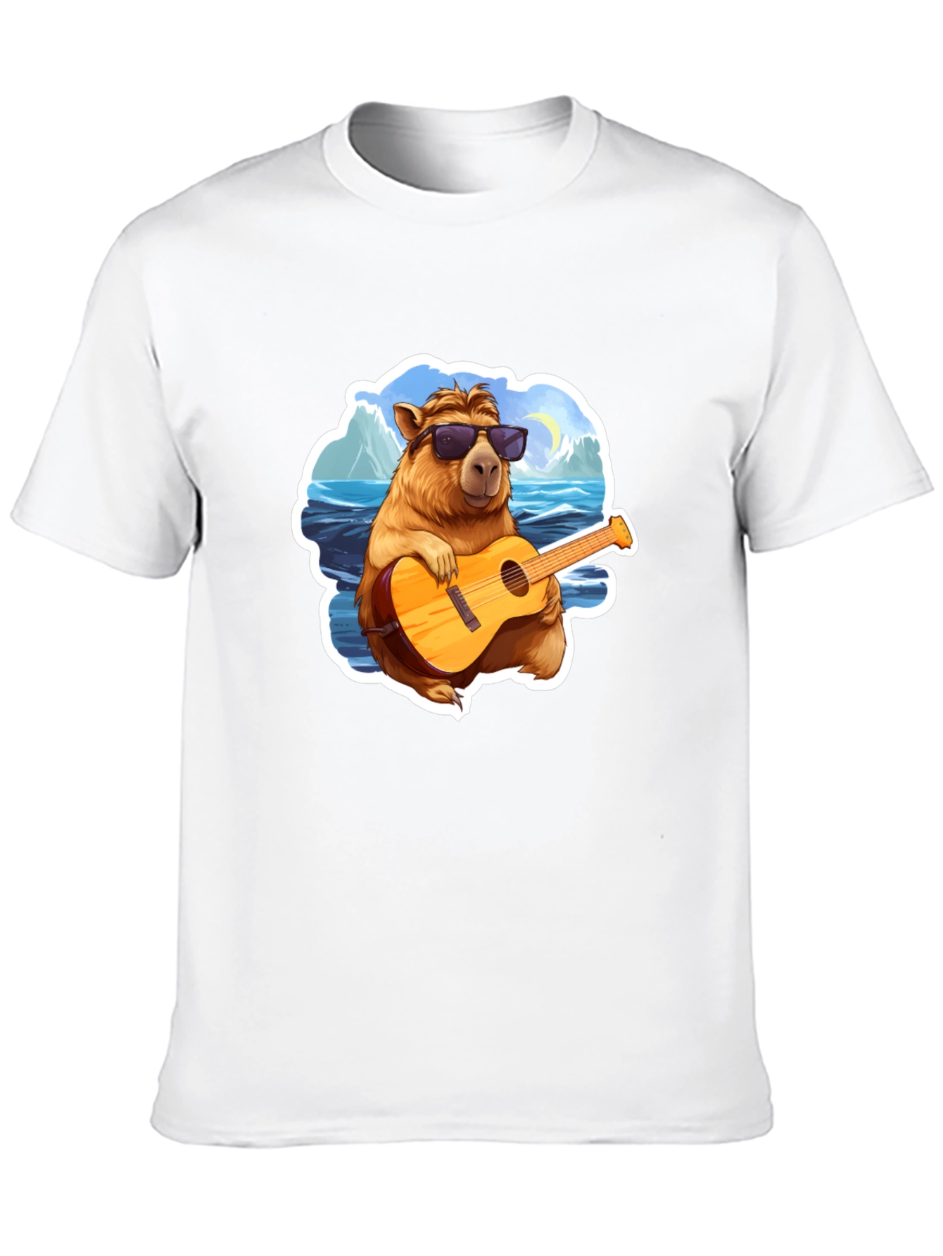 Capybara Guitarist T-Shirt