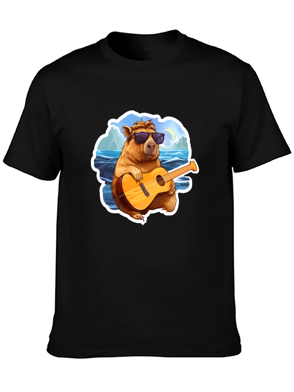 Capybara Guitarist T-Shirt