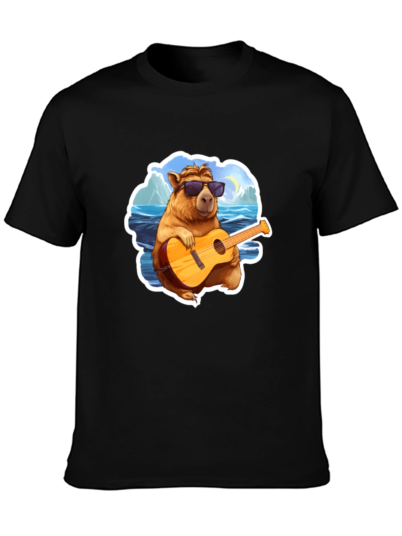 Capybara Guitarist T-Shirt